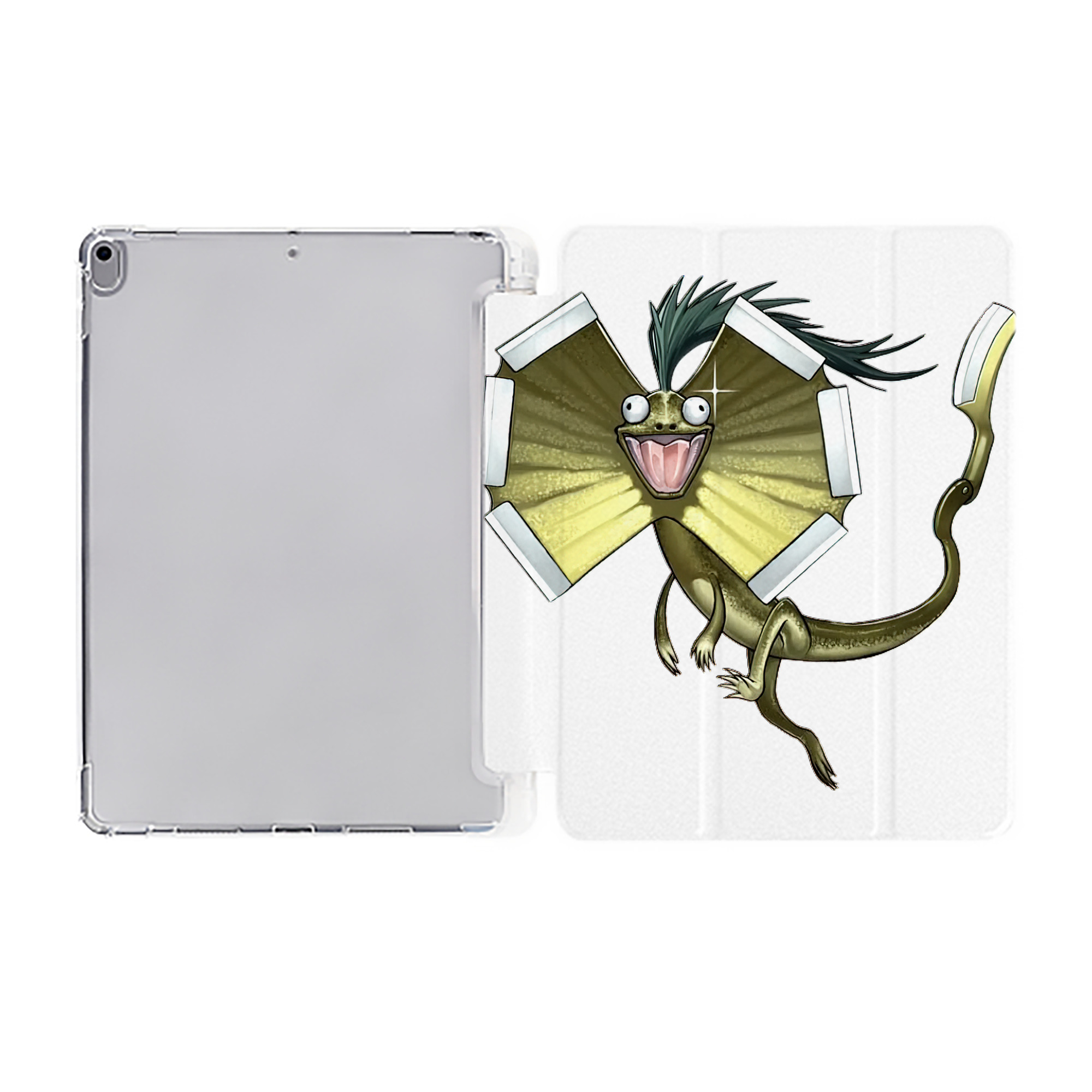 （画像用） 遊☆戯☆王 Yu-Gi-Oh! IPad ケース ペン収納付き 三つ折りスタンド PUレザー×シリコン 対応機種9.5/10.5/10.9インチ